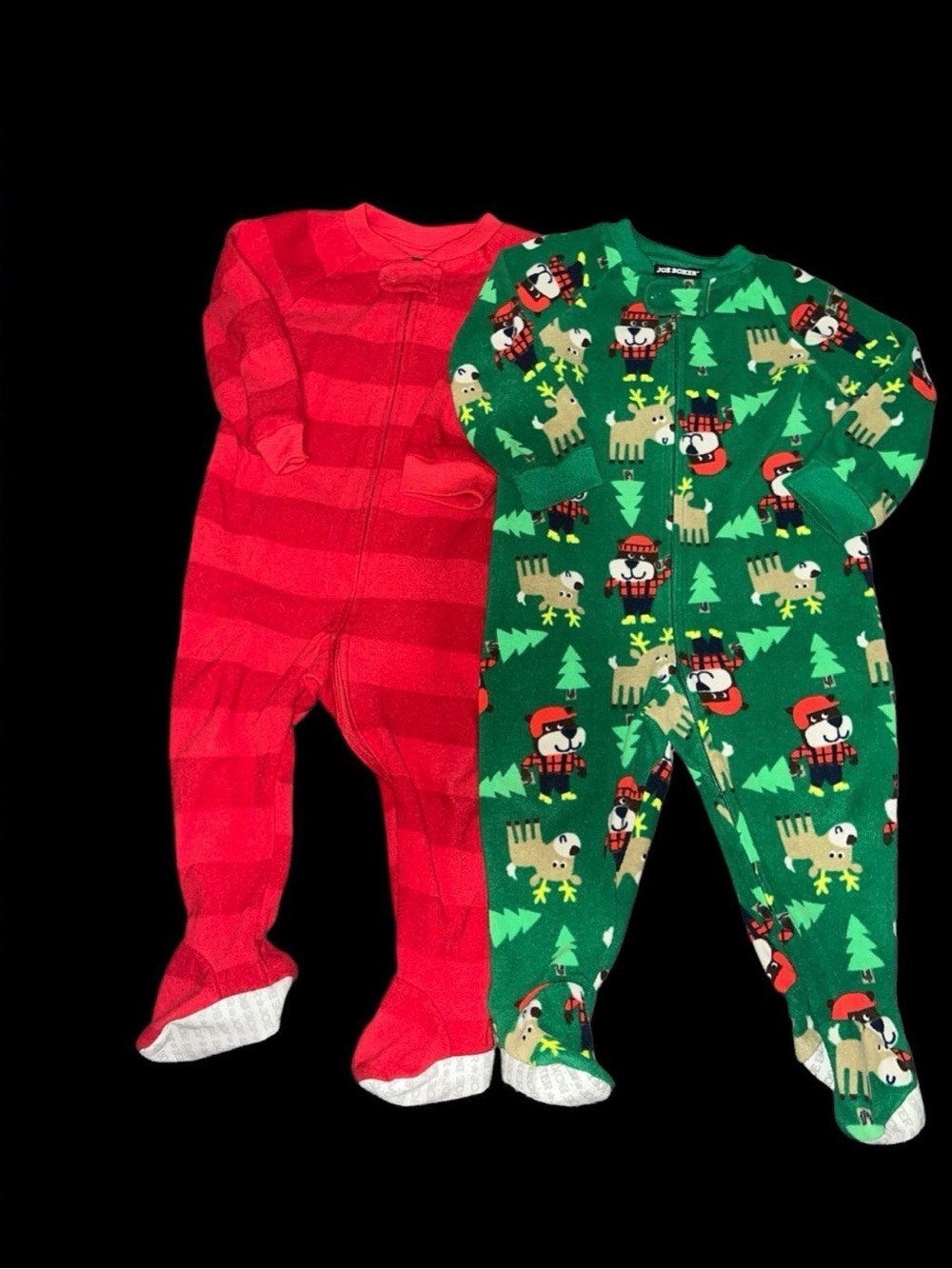 Joe Boxer EUC Christmas Baby Pajamas